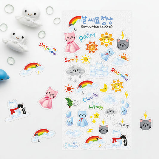 EINE BLUME - Sticker Chat Fée des Saisons
