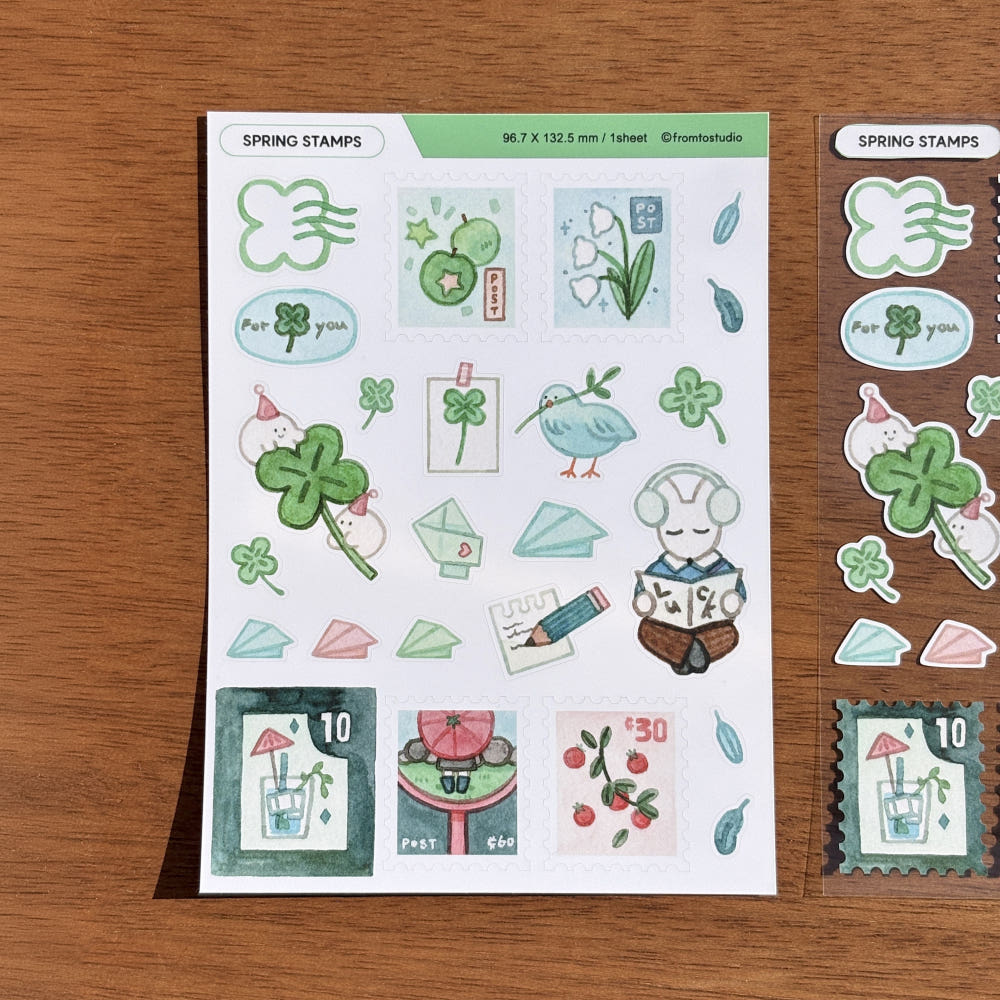 FROM TO STUDIO - Spring Stamp Sticker