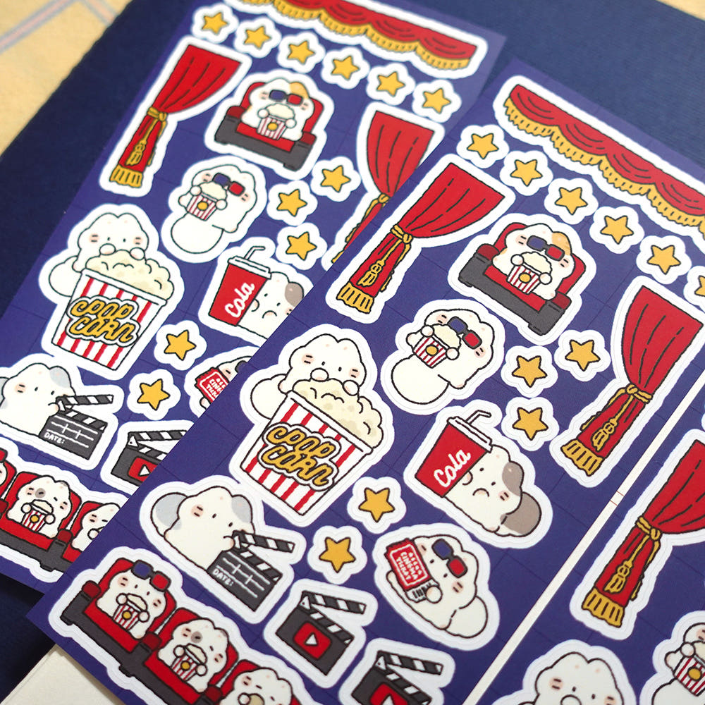 STUDIO FONDUE - Sticker Mayo & Le Cinéma Version 7