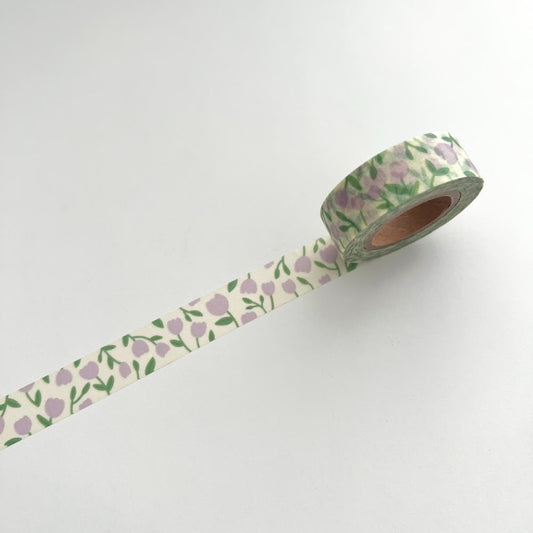 WINWON - Masking Tape Fleurs violettes