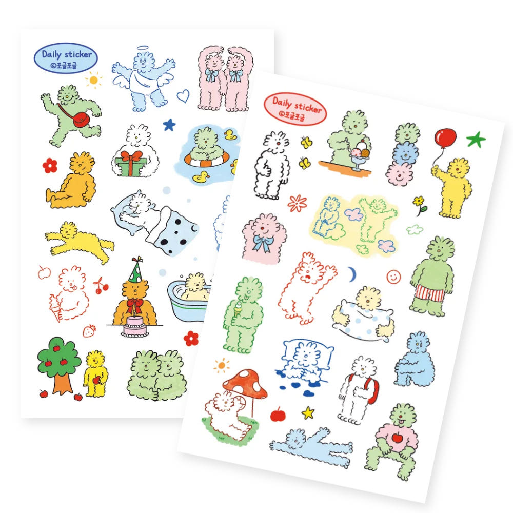 POGLE POGLE - Sticker Journée Quotidienne