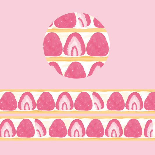 CATDABANG - Masking Tape Strawberry