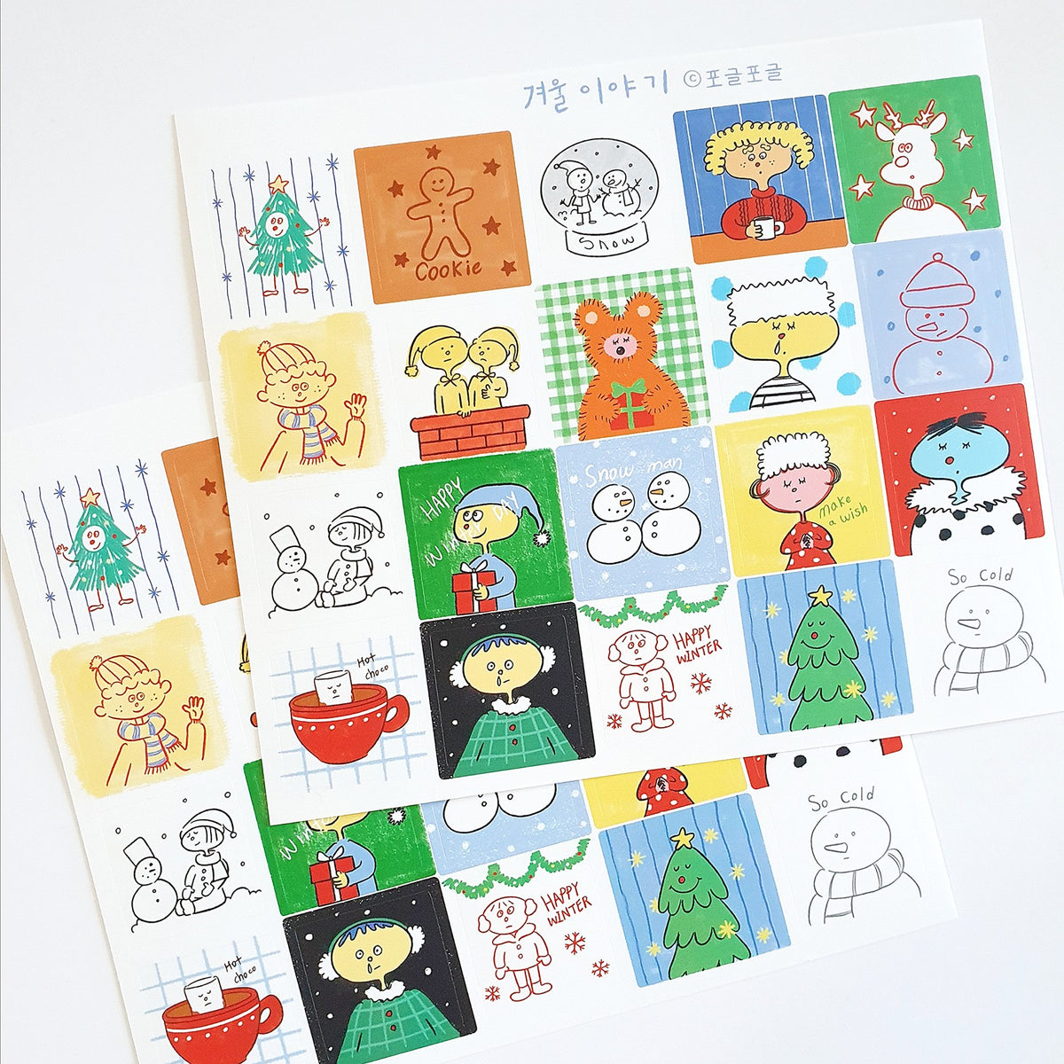 POGLE POGLE - Sticker L'histoire d'Hiver