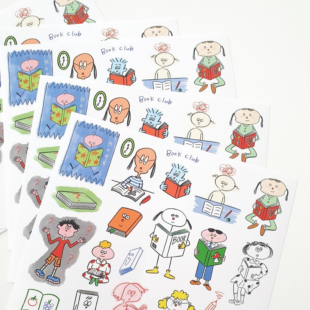 POGLE POGLE - Sticker Club de Lecture