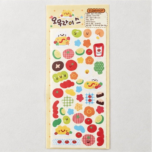 JJOKKOMICAT - Sticker Omurice