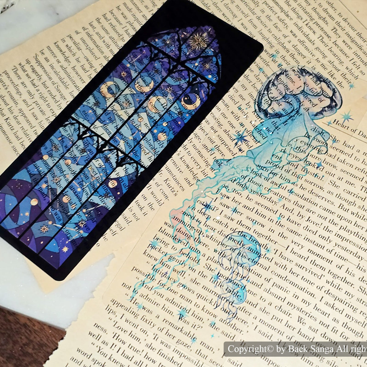 BAEK SANGA - Marque-Pages Transparents