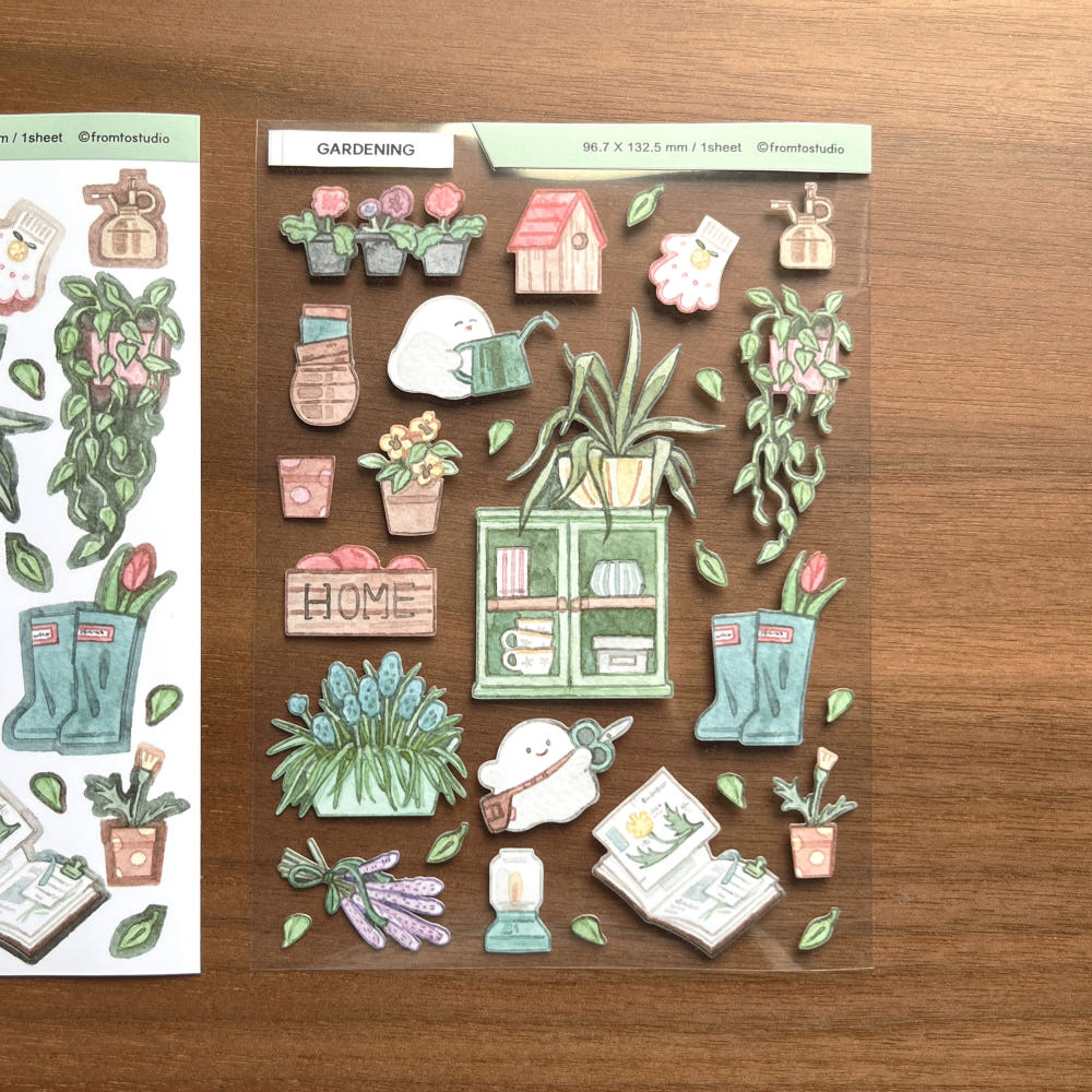 FROMTO STUDIO - Sticker Jardinage