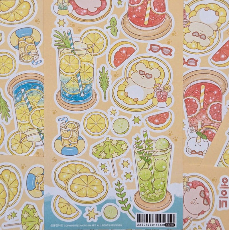 MONGJIN ART - Sticker Ade