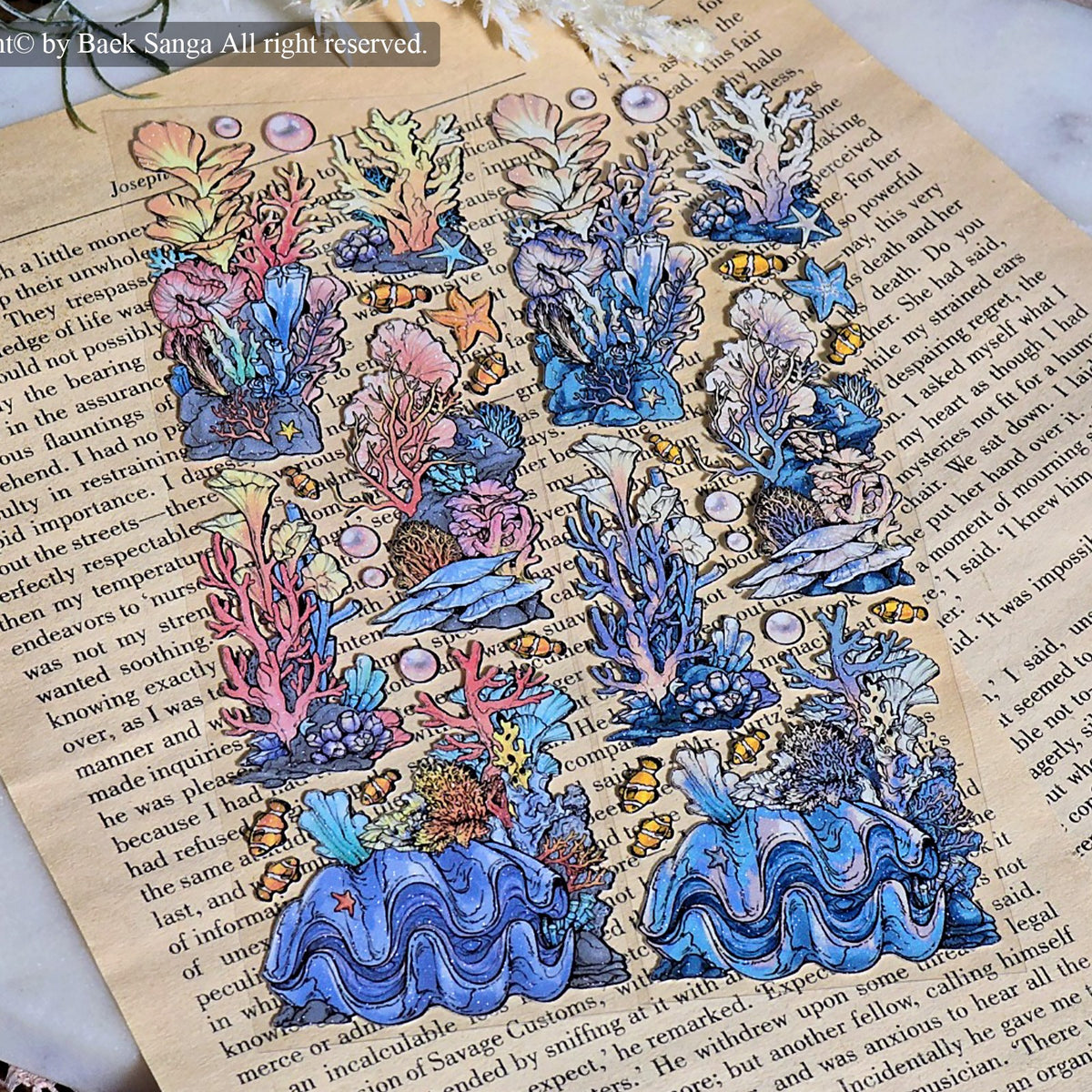 BAEK SANGA - Sticker La Forêt De Corail