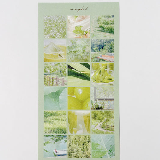 MING KIT - Sticker Vert Journaling