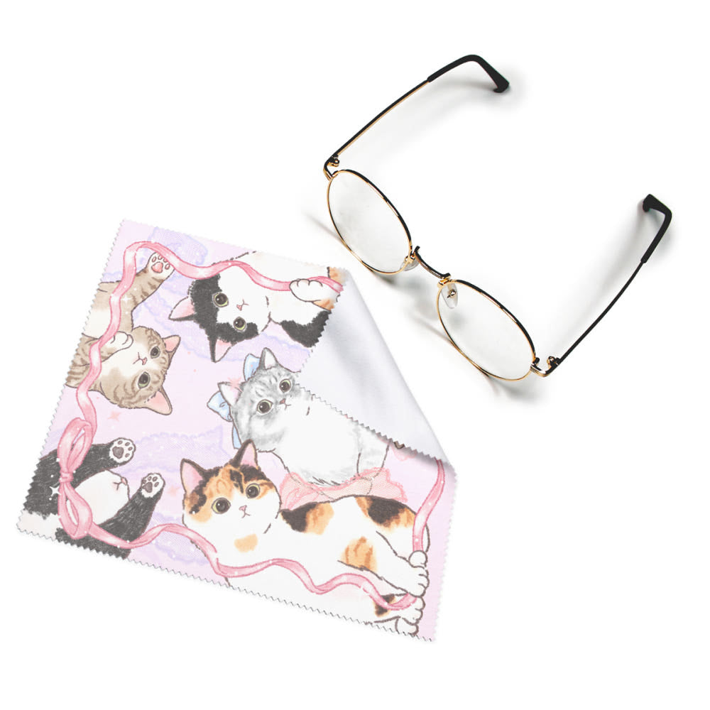 MIYUMEOW - Essuie Lunettes Ribons Nyang