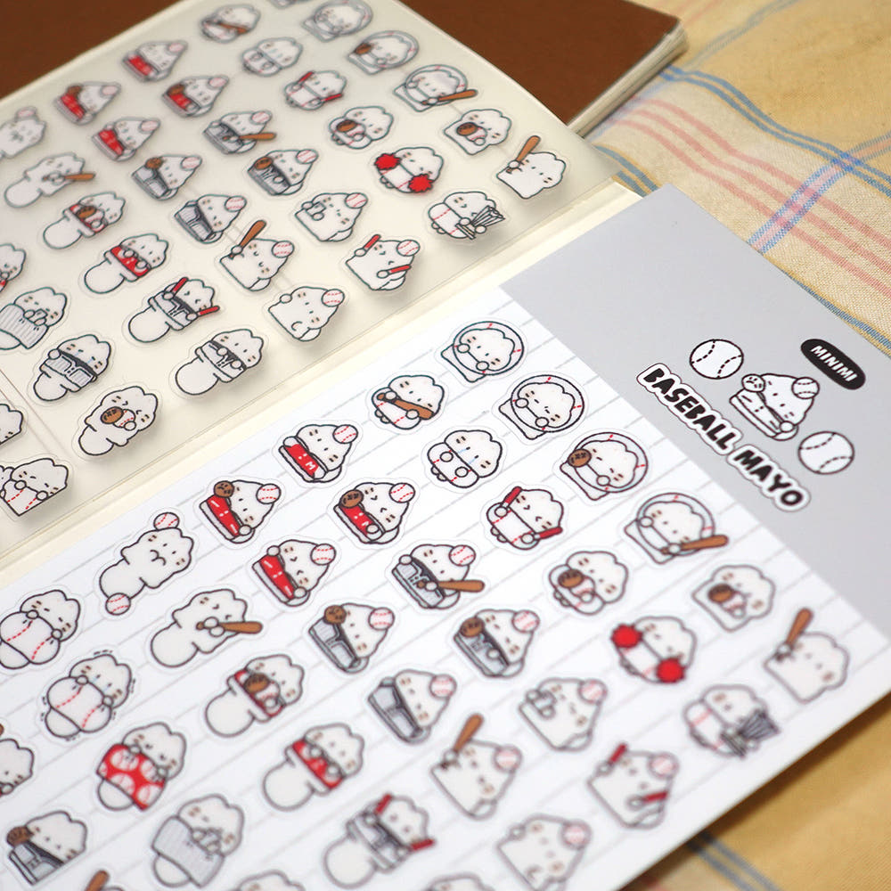 STUDIO FONDUE - Sticker Minimi Mayo & Le Baseball