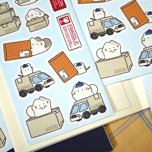 STUDIO FONDUE - Sticker Mayo Le Livreur