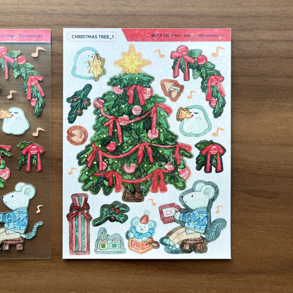 FROM TO STUDIO - Sticker The Christmas Tree1
