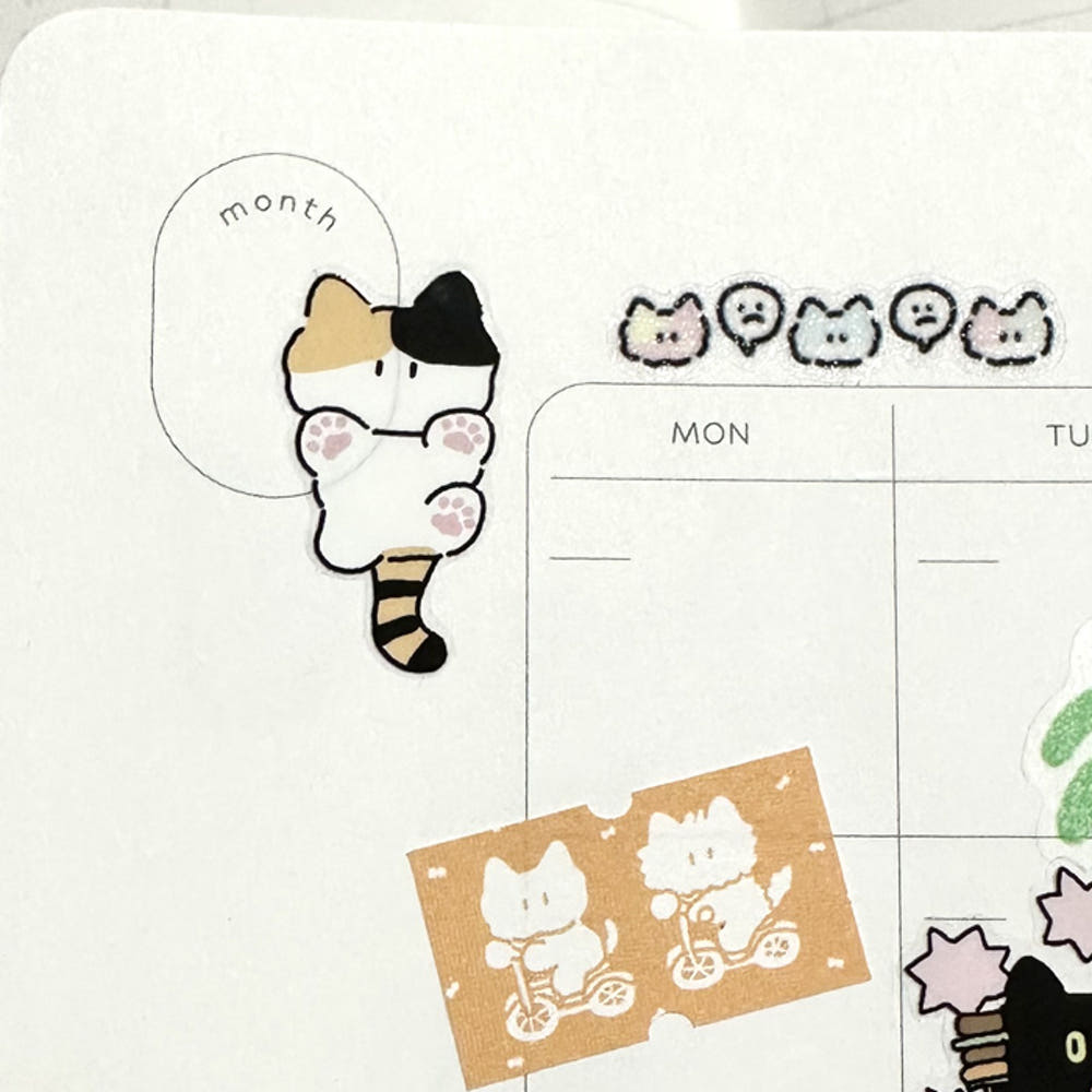 DDDINGDDONG - Sticker Transparent Petits Chats
