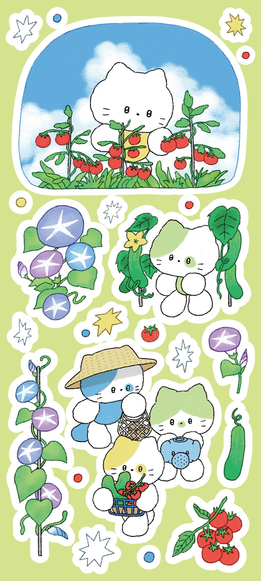 CATDABANG - Sticker Récolte en été