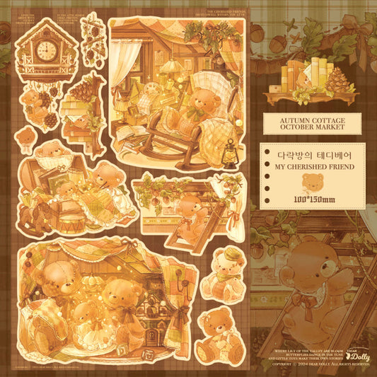 DEAR DOLLY - Sticker Le Nounours du Grenier