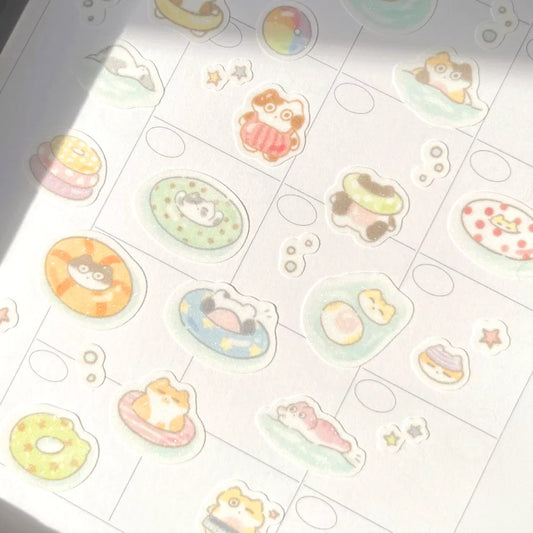 GODONGSANG - Sticker Piscine Arrondie