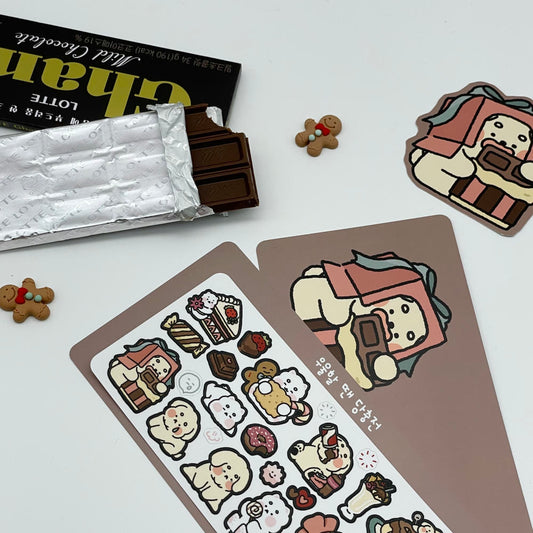 DOGTIONARY - Sticker Un coup de blues ? Recharge en douceur !