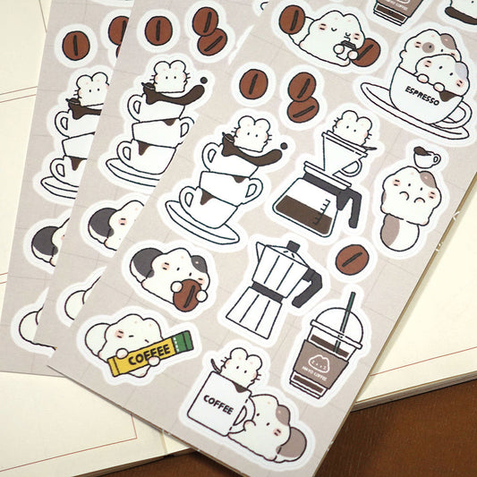 STUDIO FONDUE - Sticker Café Mayo Version 4