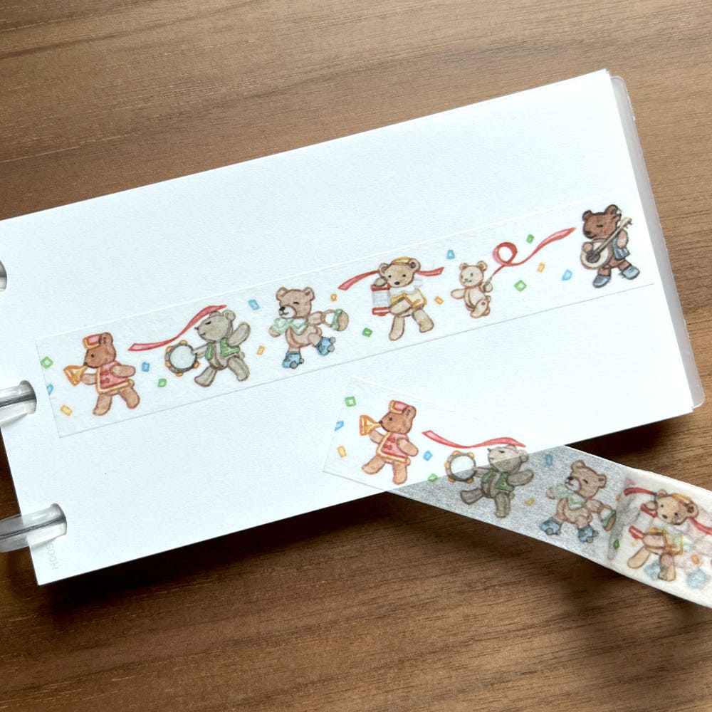 FROMTO STUDIO - Masking Tape Parade des Ours