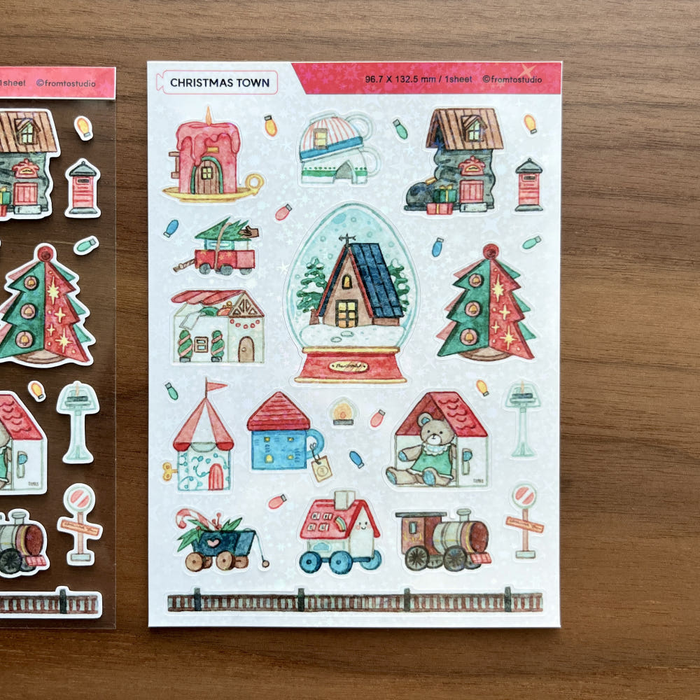 FROMTO STUDIO - Sticker Village de Noël