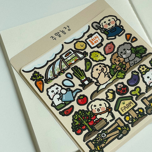 DOGTIONARY - Sticker Ferme du Weekend