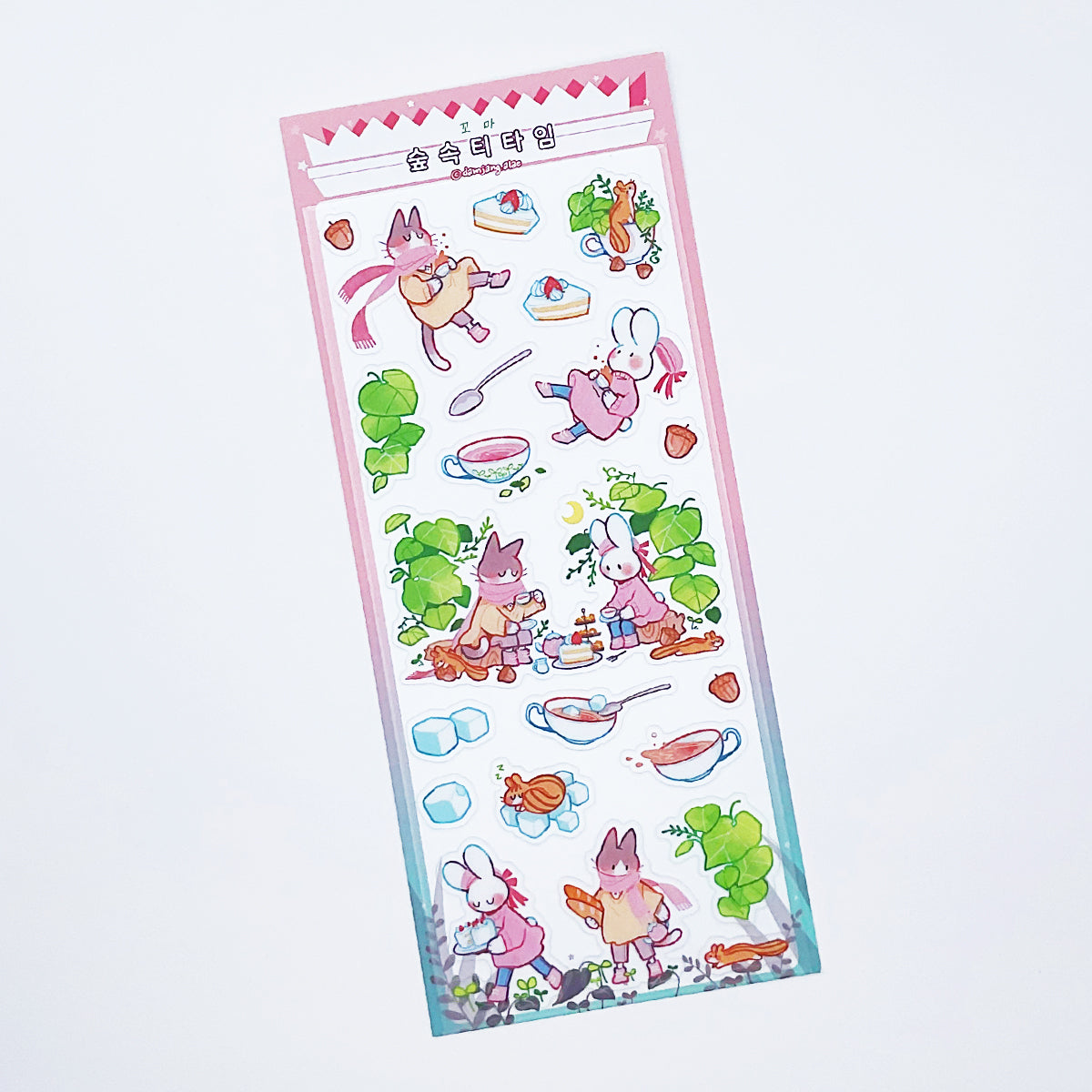 DAMJANG ALAE - Sticker Pluie de Fleurs & L'heure du Thé
