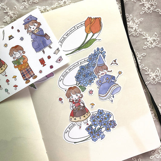 GNUNIM0 - Sticker La Forêt des Hiboux Spécial Vêtements
