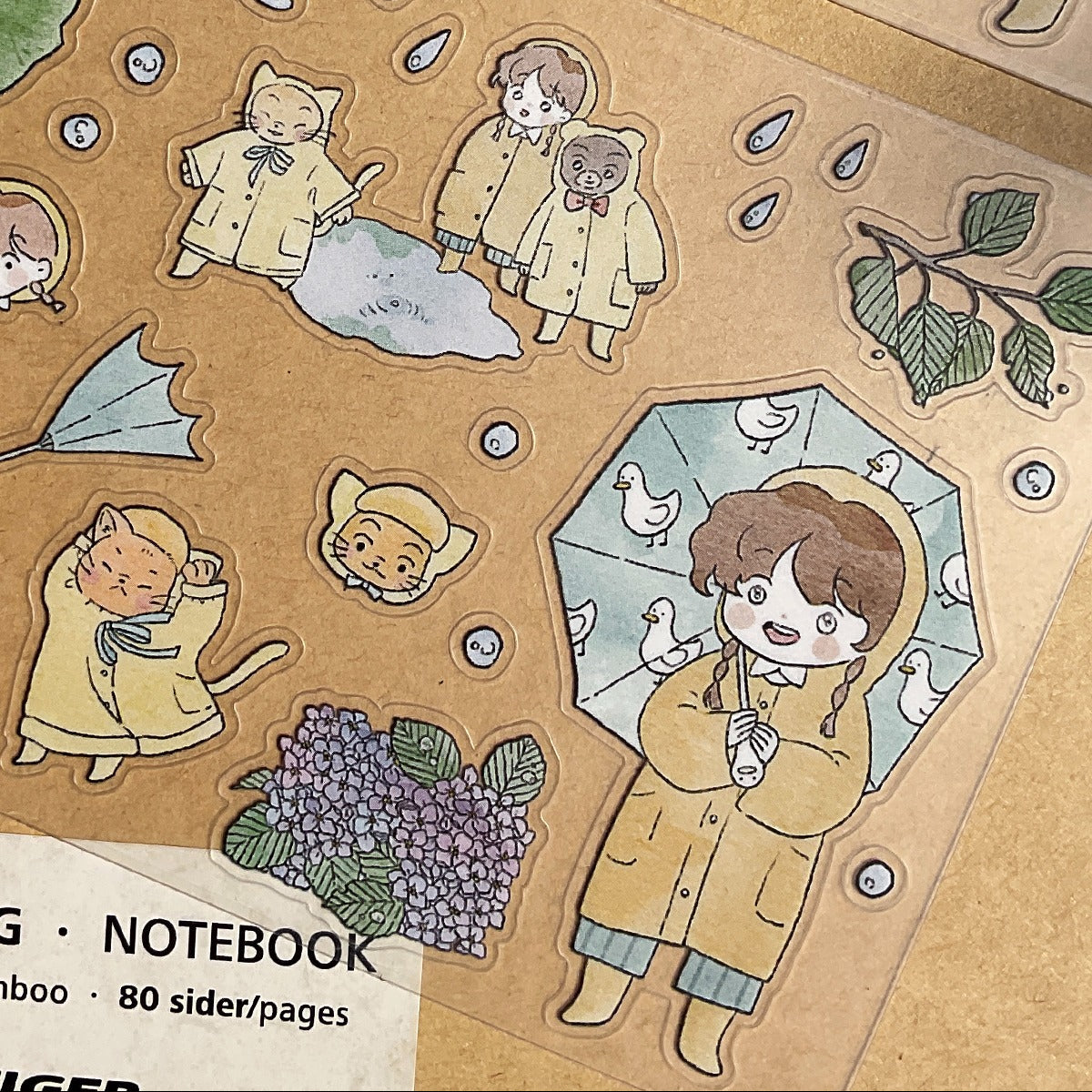 GNUNIM0 - Sticker La Forêt des Hiboux Spécial Pluie