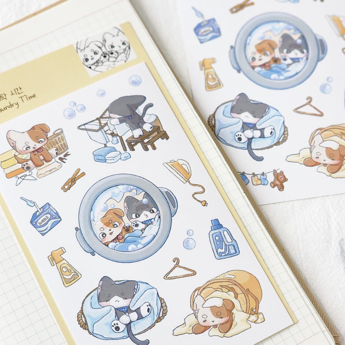 WINNY & MAO - Sticker Lessive Tout Douce