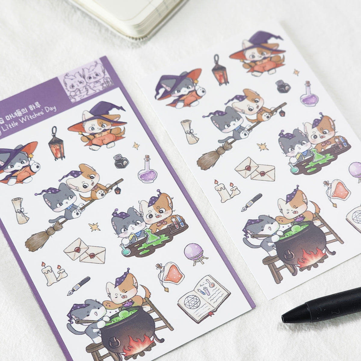 WINNY & MAO - Sticker Les Sorcières Apprenties Gaffeuses