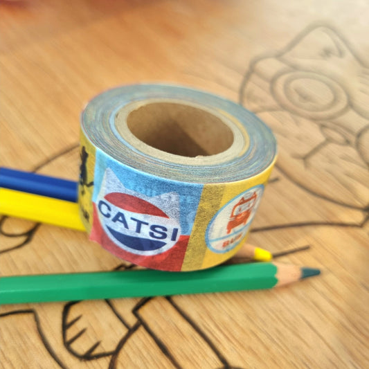 MARS FACTORY - Masking Tape Rétro Publicité