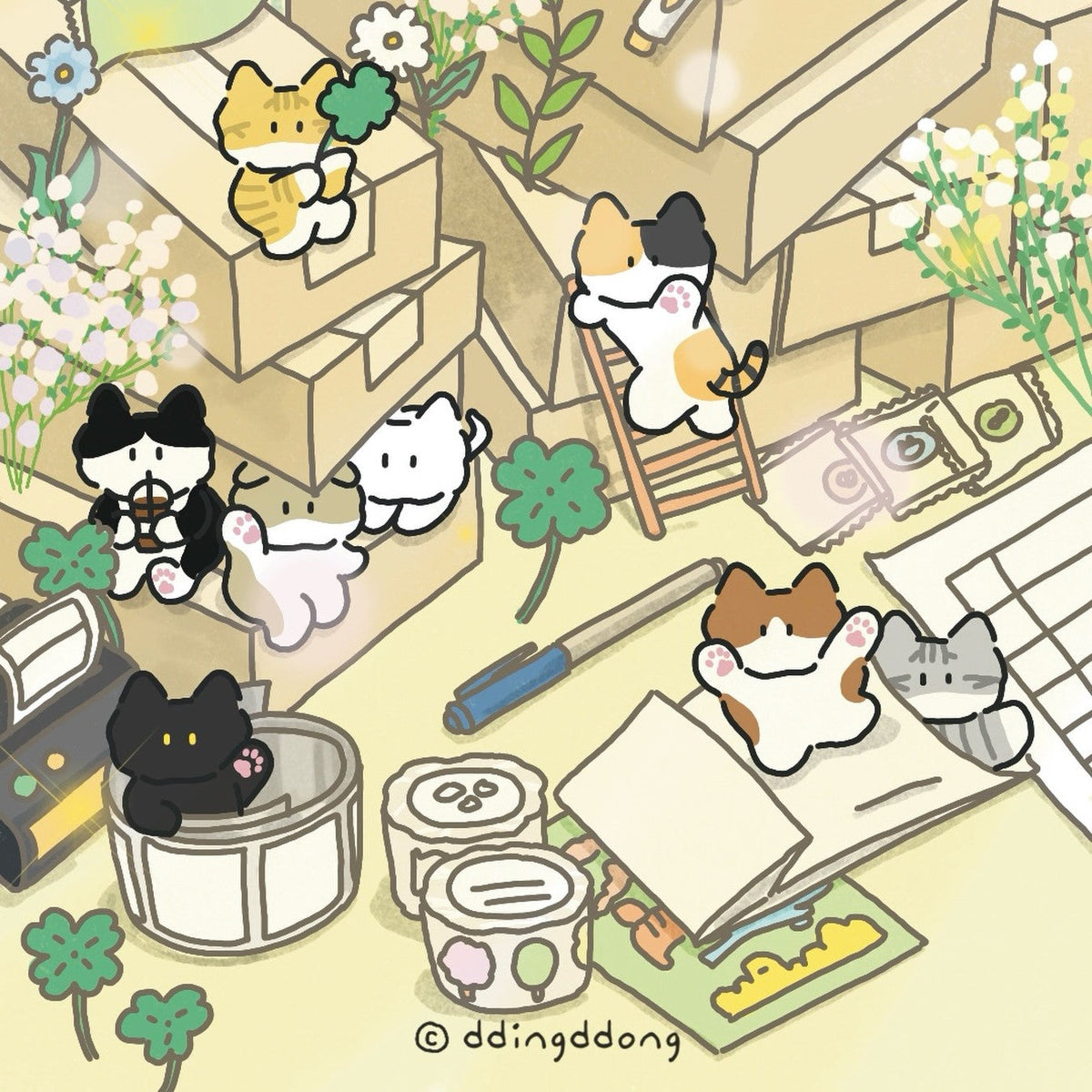 DDDINGDDONG - Set de Stickers