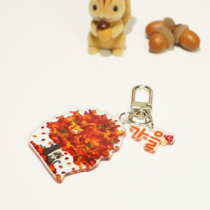 EINE BLUME - Porte-clés Chats & Saisons
