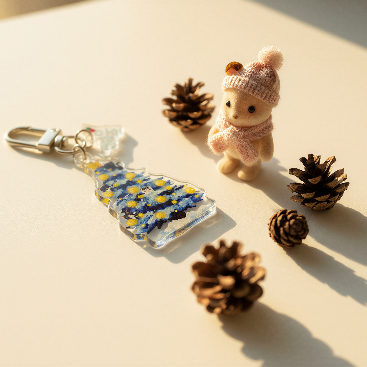 EINE BLUME - Porte-clés Chats & Saisons
