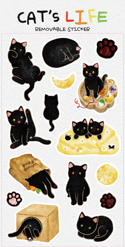EINE BLUME - Sticker Cats Life