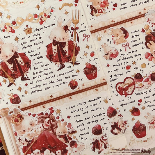 DEAR DOLLY - Sticker Chocolat Berry Kingdom Vintage