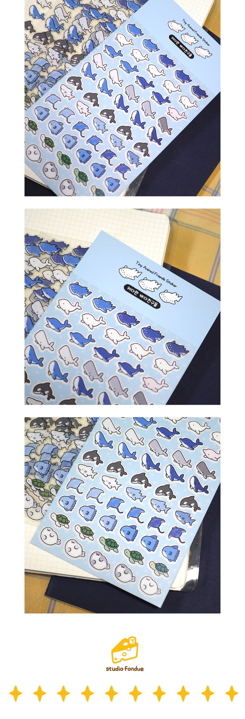STUDIO FONDUE - Sticker Les Grands Amis de la Mer