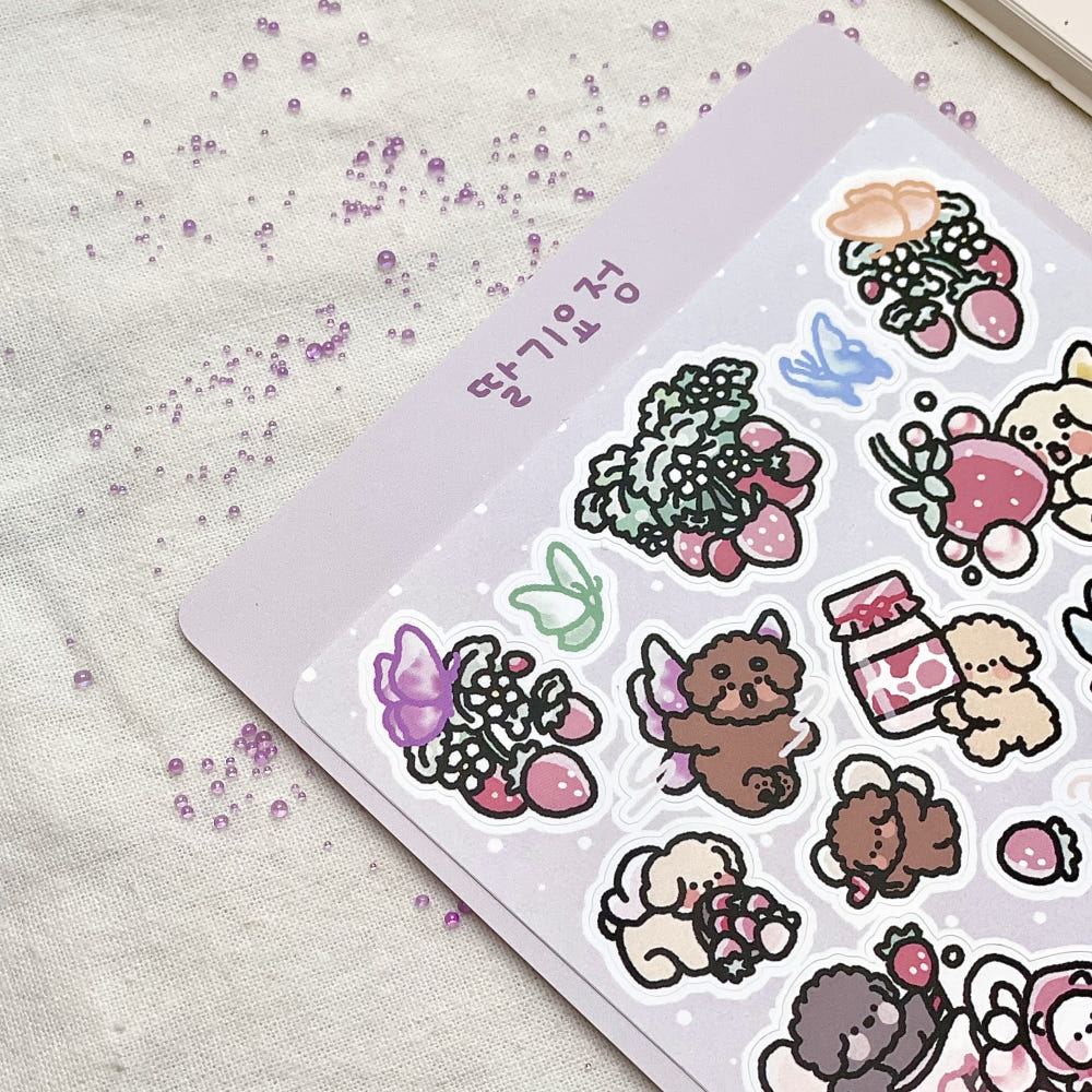 DOGTIONARY - Sticker Fées des Fraises