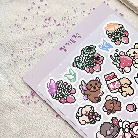 DOGTIONARY - Sticker Fées des Fraises