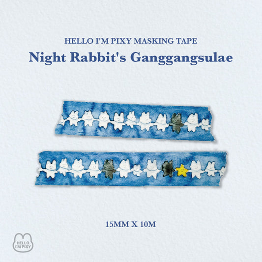 HELLO I'M PIXY - Masking Tape La Ronde du Lapin de Nuit