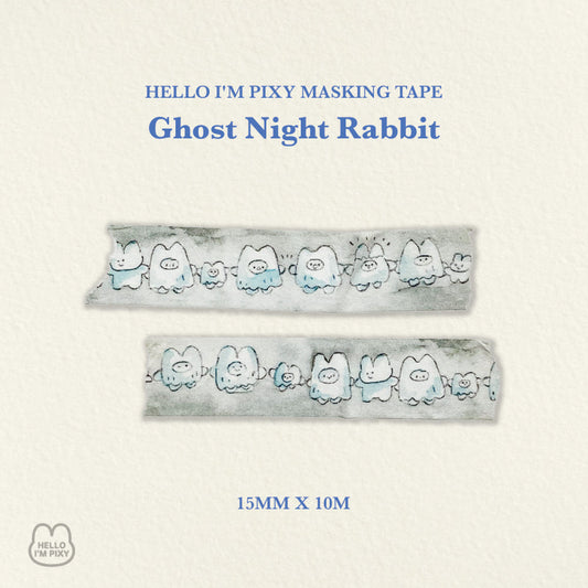 HELLO I'M PIXY - Masking Tape Le Lapin Fantôme de Nuit