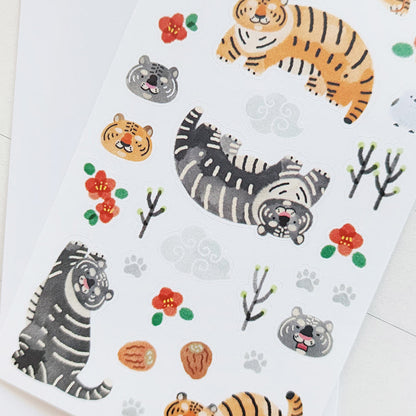 SEUMSEUM STUDIO - Sticker Le Tigre Grand Père