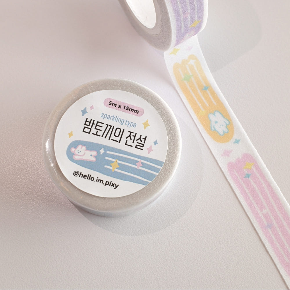 HELLO I'M PIXY - Masking Tape La légende du Lapin de Nuit 🌙🐇