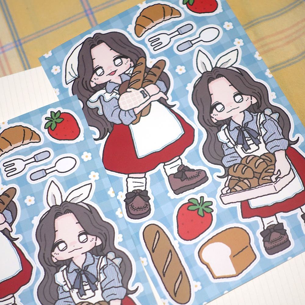 STUDIO FONDUE - Sticker Clip Club Cozy Bakery