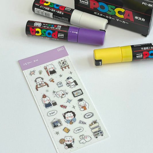DOGTIONARY - Sticker Pome L'Artiste