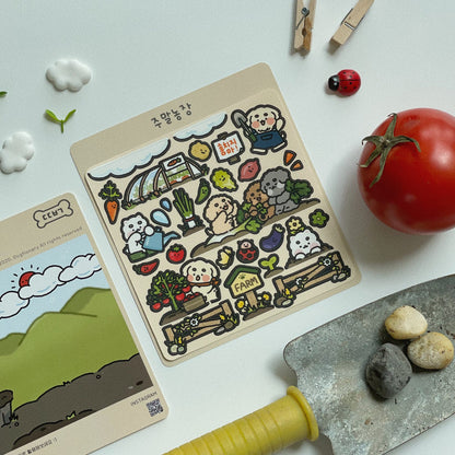 DOGTIONARY - Sticker Ferme du Weekend