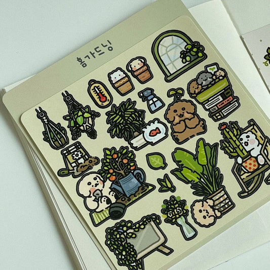 DOGTIONARY - Sticker Jardinage