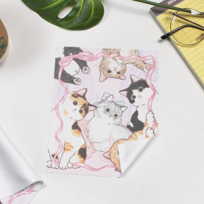 MIYUMEOW - Essuie Lunettes Ribons Nyang